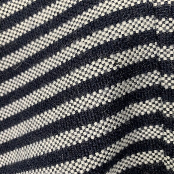 J Crew Factory Striped Flare Short Skirt Women Size 6 Wool Blend Lined Zip Back - Picture 4 of 9